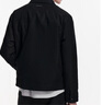杰克·瓊斯（JACK&JONES）男裝衣服秋冬翻領(lǐng)短款輕薄羽絨服男士商務(wù)夾克休閑外套男高級感 E40 黑色 3XL 195 曬單實拍圖