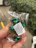 FASTSO 復古金寶石造型衣服紐扣鑲鉆大衣毛衣開衫扣子女方形金屬鈕扣時尚 B-5#橢圓綠色 橢圓大號25*20mm【6顆】 曬單實拍圖