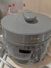 美的（Midea）【國家補貼】0涂層精鋼厚釜電壓力鍋5L雙膽全自動(dòng)智能預約家用煲湯煮飯電飯煲C5856G高壓鍋4-6人 曬單實(shí)拍圖