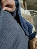 恒源祥100%純羊毛衫男秋冬男士圓領(lǐng)套頭毛衣中年男士加厚保暖針織打底衫 曬單實(shí)拍圖