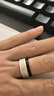 丹尼爾惠靈頓（DanielWellington）dw戒指男時(shí)尚飾品曜目黑情侶對(duì)戒七夕禮物送男友DW00400365 曬單實(shí)拍圖