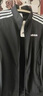adidas休閑舒適三條紋立領(lǐng)夾克外套男裝秋季阿迪達斯官方輕運動 黑色/白(推薦選大一碼) XL 曬單實拍圖