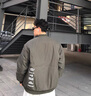 JEEP SPIRIT吉普美式復古工裝MA-1飛行員棉衣男冬街頭百搭棉服加厚夾克外套女 黑色 【冬季加棉升級版】無(wú)帽 L 曬單實(shí)拍圖