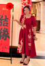 塞德勒新中式敬酒服新娘2025訂婚顯瘦小個(gè)子出閣回門(mén)結婚訂婚禮服夏季 中長(cháng)款 M 曬單實(shí)拍圖