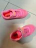 雙星（shuangxing）兒童足球鞋TF碎釘魔術(shù)貼大童學(xué)生青少年防滑耐磨足球鞋 粉色  34  曬單實(shí)拍圖