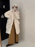 鹿王戀雪韓版羽絨服女2025冬季新款寬松連帽中長(cháng)款顯瘦加厚保暖白鴨絨外套 白色 M 120-160斤 曬單實(shí)拍圖