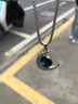 芹娜落落十二星座項鏈男 夜光星空款鈦鋼韓版時尚情侶吊墜男士女士學生掛墜 星座項鏈一個（下單留言星座默認隨機） 曬單實拍圖