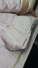 森馬（Semir）棉服女冬季中長(cháng)款輕薄寬松拼接燈芯絨翻領(lǐng)插肩袖棉衣101724112007 曬單實(shí)拍圖