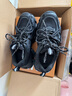 美洋（MEIYANG）云隙老爹鞋 抗菌消臭鏤空厚底增高運動(dòng)休閑鞋 黑色 38 曬單實(shí)拍圖