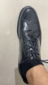THOM WILLS皮鞋男內(nèi)增高休閑真皮英倫軟面布洛克商務(wù)正裝德比鞋冬季 黑色亮皮D1031 42 /8碼 曬單實(shí)拍圖