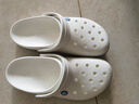 卡駱馳（crocs）洞洞鞋男鞋女鞋 25新款運(yùn)動(dòng)拖鞋戶外涉水鞋沙灘溯溪鞋情侶款涼鞋 貝雅/白色/建議拍小一碼 41 -42 /M8W10/26cm 曬單實(shí)拍圖