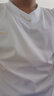 梵登諾（FANDENGNUO）夏季莫代爾新款v領男士修身短袖t恤透氣半截袖上衣服潮流原創(chuàng)男裝 白色 M【100-120斤】 曬單實拍圖