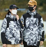 NASA RHUDE秋冬季外套男戶(hù)外運動(dòng)夾克三合一沖鋒衣加絨秋裝連帽潮流衣服 男-雪花白 (三合一加絨內膽) XL (男120-140斤 女115-125斤) 曬單實(shí)拍圖