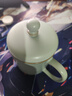 青澹 青澹汝窯茶杯主人杯辦公杯景德鎮茶具瓷器全手工天圓杯 天圓杯 370ml 曬單實(shí)拍圖