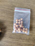 DIY天然黃色菩提根散珠原籽菩提子風(fēng)化果圓珠佛珠手串配件配飾 小號(hào)直徑約0.8-0.9cm 曬單實(shí)拍圖