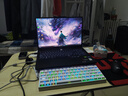 狼蛛（AULA）HERO 68HE磁軸鍵盤RT電競游戲客制化機械鍵盤有線RGB燈效五層填充網(wǎng)頁驅(qū)動fps無畏契約8K回報率 側(cè)刻【形意磁軸】白色 曬單實拍圖