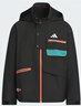 阿迪達(dá)斯（adidas）童裝25冬季男童梭織外套防曬UPF50+中大童兒童拒水運動夾克KC0216 曬單實拍圖