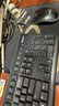 羅技（Logitech）MK120有線(xiàn)鍵鼠套裝 有線(xiàn)鍵盤(pán)鼠標套裝 辦公鍵鼠套裝 USB外接電腦薄膜鍵盤(pán)辦公外設即插即用 全尺寸 MK120黑色+短鼠標墊 曬單實(shí)拍圖