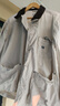 馬登工裝 美式復古Safari Jacket夾克男秋季阿美咔嘰翻領獵裝外套 灰白色 輕薄款（寬松偏大） XL 曬單實拍圖