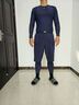 SKINS S5男士春夏速干籃球高彈緊身運動(dòng)上衣訓練健身服壓縮衣長(cháng)袖 藏青色 XL 曬單實(shí)拍圖
