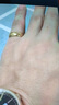 普堤諾香港免稅K金男女款9999光面金戒指真金戒指活口款結(jié)婚送禮情侶 情侶戒一對 曬單實(shí)拍圖