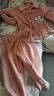 芬騰兒童睡衣女大童法蘭絨翻領(lǐng)舒適刺繡女童睡衣家居服Q9984741074 曬單實(shí)拍圖