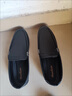 卡帝樂(lè )鱷魚(yú)（CARTELO）豆豆鞋男真皮2025年新款男鞋秋季透氣潮流懶人一腳蹬男士休閑皮鞋 黑色 42 曬單實(shí)拍圖