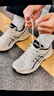 亞瑟士ASICS網(wǎng)面跑鞋百搭男鞋緩震運動(dòng)鞋透氣跑步鞋 GEL-CONTEND 4 白色/銀色 42.5 曬單實(shí)拍圖