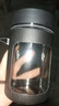 玻璃水杯商務(wù)杯大容量男女生帶蓋泡茶杯家用含茶隔把手杯 商務(wù)把手杯黑色 500ml 1只 曬單實(shí)拍圖