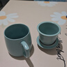 尚言坊汝窯茶杯辦公會(huì )議個(gè)人泡茶杯茶水分離杯陶瓷喝茶杯子中秋節禮物 曬單實(shí)拍圖