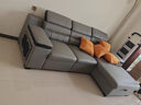 顧巢現代簡(jiǎn)約轉角真皮頭層牛皮客廳沙發(fā)床兩用多功能坐臥一體2024新款 【側面帶皮凳*4】功能位+雙位拖床+貴妃位3.2米 旗艦版-高密度海綿座包 曬單實(shí)拍圖
