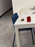 宜家（IKEA）帝奧多斯可堆疊白色餐桌椅凳子家用靠背現代簡(jiǎn)約塑料 白色 曬單實(shí)拍圖