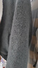艾蓓怡短款小香風(fēng)毛呢子外套2023秋冬金絲厚棒球服高級感小個(gè)子洋氣 灰綠色 M 曬單實(shí)拍圖