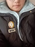 紫洛妮（ZILUONI）初高中學(xué)生羽絨服女冬季新品白鴨絨中長(cháng)款大童加厚寬松面包服外套 黑色羽絨服 XXL 曬單實(shí)拍圖