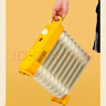 亞都（YADU）取暖器小型烤火爐電暖器電暖氣片家用電熱油汀迷你辦公室暖腳寵物取暖電油汀 【7片暖金色迷你款】YD-CX0307 曬單實(shí)拍圖