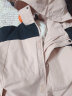 西域骆驼（VANCAMEL）三合一防风冲锋衣款男女夹克加厚保暖可拆卸登山服滑雪服运动外套 KY09S雪柔粉/深蓝-女 M 实拍图