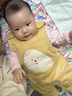 babylove寶寶背帶褲春秋外穿連體褲超萌可愛(ài)休閑長(zhǎng)褲洋氣嬰兒褲子 飯團(tuán)團(tuán) 73 曬單實(shí)拍圖