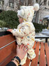 G.DUCKKIDS小黃鴨嬰兒連體羽絨服男女寶寶外出服冬季衣服新生兒外套 糖果兔羽絨服+手腳套 80cm(80cm) (建議9-12個月寶寶) 曬單實拍圖