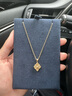 布契拉提BUCCELLATI Opera Tulle系列小號 K金白貝母項鏈墜 女款 禮物禮物 金色 曬單實拍圖