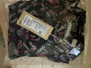 PORTS寶姿 新品女裝復古小立領長袖襯衫LN9B010JPS019 黑色印花 XL (10) 曬單實拍圖