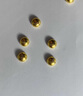 領(lǐng)豐金黃金豆豆AU9999足金實心真金豆子收藏節(jié)日禮物送女友七夕節(jié)小金豆 金豆3g/顆 曬單實拍圖