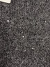 COCOBELLA灰色V領(lǐng)亮片短袖毛衣女秋冬新款軟糯針織衫MZ572 星空灰 M 曬單實(shí)拍圖