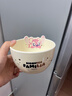 迪士尼輕奢飯碗家用兒童高檔高顏值優(yōu)質(zhì)陶瓷餐具女生面碗湯碗造型 輕奢安琪飯碗單個(gè) 曬單實(shí)拍圖