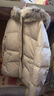 beanpole90%鵝絨  女收腰時(shí)尚可拆卸毛領(lǐng)羽絨服 象牙色 S 160/84A 曬單實(shí)拍圖