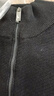 柒牌男士拉鏈半高領(lǐng)毛衣春夏靜電保暖毛衫【可機洗】125JY70180 70020 黑色 M (170) 曬單實(shí)拍圖