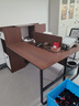 辦公桌椅組合員工位辦公室電腦桌2/四人位簡(jiǎn)約現代屏風(fēng)卡座職員桌 【雙人位】原野橡木色150cm 送貨上門(mén)-組裝 曬單實(shí)拍圖