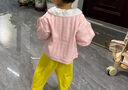巴拉巴拉童裝寶寶薄外套女童上衣兒童2025新款秋裝甜美百搭刺繡衣服幼童裝 夢幻粉60334 90 曬單實拍圖