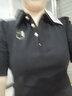尚都比拉休閑連衣裙女垂感氣質(zhì)通勤小個(gè)子POLO裙短袖夏天a字裙 雅黑色 XL 曬單實(shí)拍圖