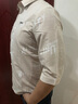 諾貿春夏新款五分袖襯衫男士中袖襯衣刺繡抗皺免燙輕奢薄款修身休閑男 Q804卡其色 4XL(170-185斤) 曬單實(shí)拍圖