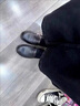 金日滿工作鞋女士上班皮鞋牛皮黑色防滑軟底舒適廚房專用女鞋防水防油 【二層牛皮】黑色軟底款37 曬單實(shí)拍圖